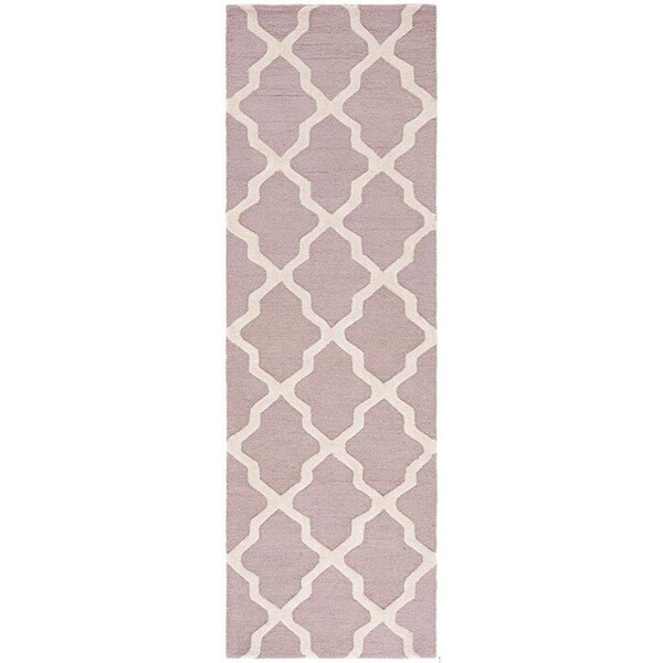 Safavieh 2 ft.-6 in. x 22 ft. Runner Transitional Cambridge- Beige and Ivory Hand Tufted Rug - CAM121J-222