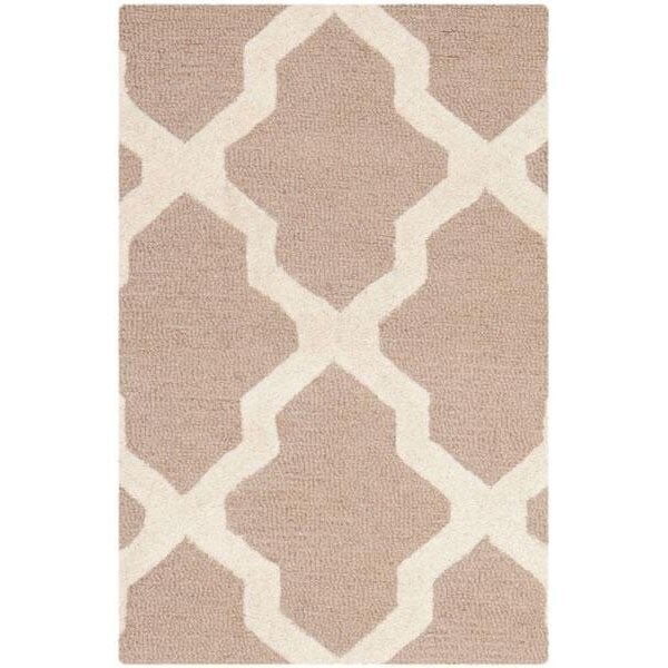 Safavieh 2 ft.-6 in. x 22 ft. Runner Transitional Cambridge- Beige and Ivory Hand Tufted Rug - CAM121J-222