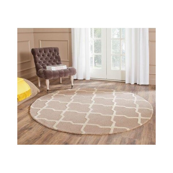 Safavieh 2 ft.-6 in. x 22 ft. Runner Transitional Cambridge- Beige and Ivory Hand Tufted Rug - CAM121J-222