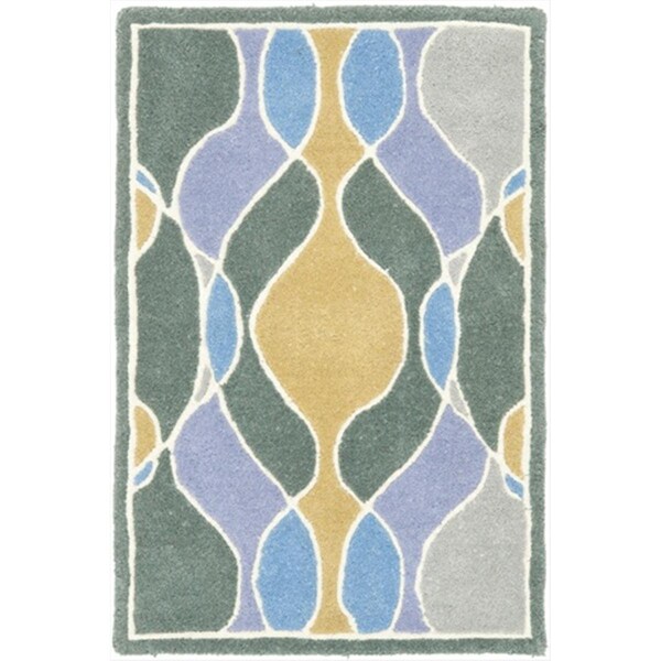 Safavieh 2 x 3 ft. Accent Contemporary Soho Multi Color Hand Tufted Rug - SOH762A-2