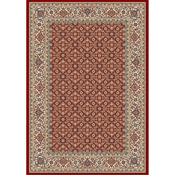 Dynamic Rugs Ancient Garden 2 ft. 2 in. x 7 ft. 7 in. 57011-1414 Rug - Red/Ivory - AN28570111414