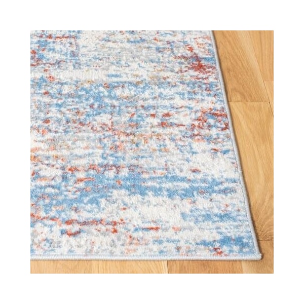 Safavieh 2 x 8 ft. Amelia Contemporary Runner Power Loomed Rug - Ivory & Rust - ALA487B-28