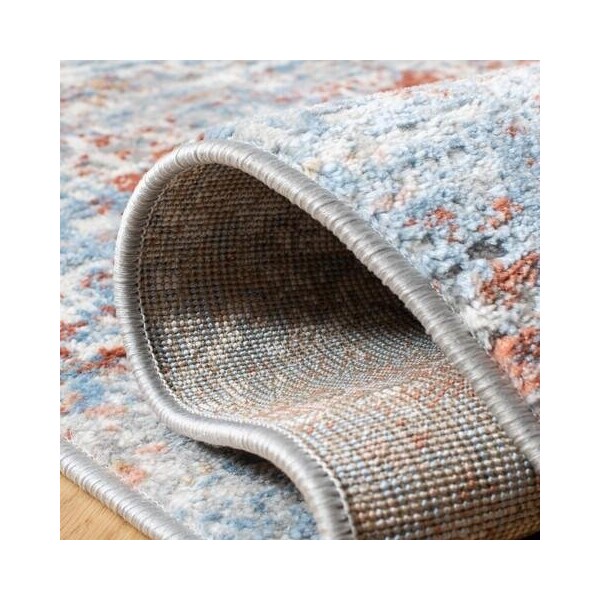 Safavieh 2 x 8 ft. Amelia Contemporary Runner Power Loomed Rug - Ivory & Rust - ALA487B-28