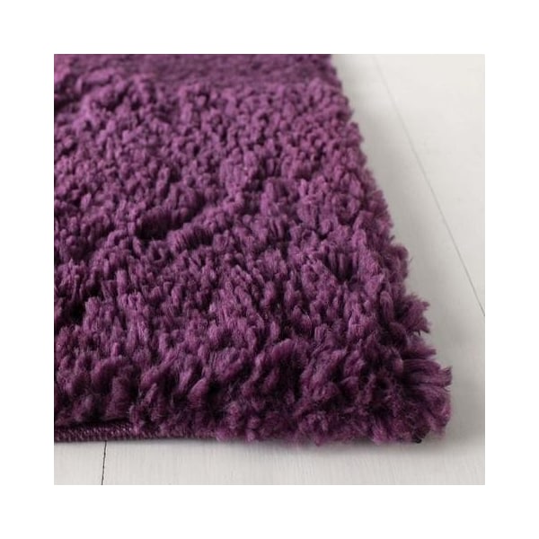 Safavieh 8 x 10 ft. August Shag 900 Power-Loomed Rectangle Rug Purple - AUG900W-8