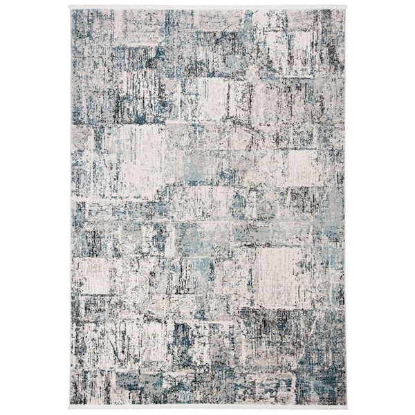 Safavieh 5 ft.3 in. x 7 ft.6 in. Rectanglar Shivan 700 Rug Grey & Blue - SHV717F-5