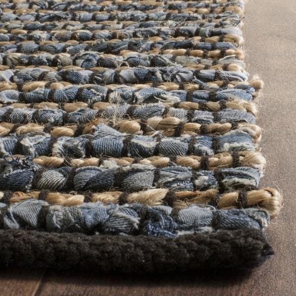 Safavieh Cape Cod Hand Woven Runner Rug- Blue- 2 ft. 3 in. x 8 ft. - CAP365A-28