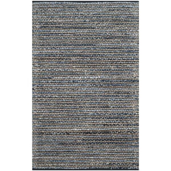 Safavieh Cape Cod Hand Woven Runner Rug- Blue- 2 ft. 3 in. x 8 ft. - CAP365A-28