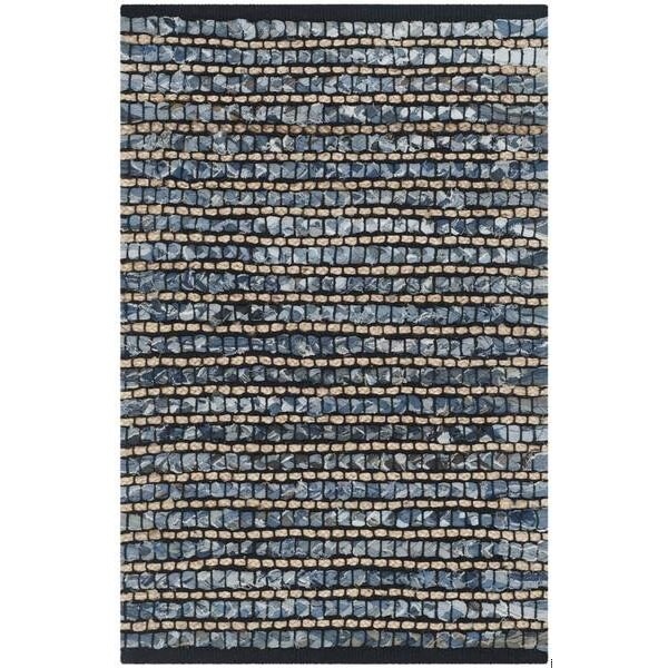 Safavieh Cape Cod Hand Woven Runner Rug- Blue- 2 ft. 3 in. x 8 ft. - CAP365A-28