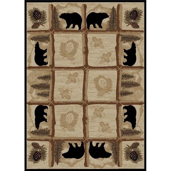 Mayberry Rug Mayberry Rug HS7472 2X3 2 ft. 3 in. x 3 ft. 3 in. Hearthside Toccoa Area Rug; Multi Color - HS7472 2X3