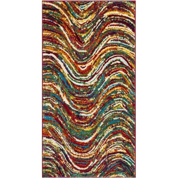 Safavieh Aruba Small Rectangle Area RugMulticolor 2 ft.-7 in. x 5 ft. - ARB502M-3