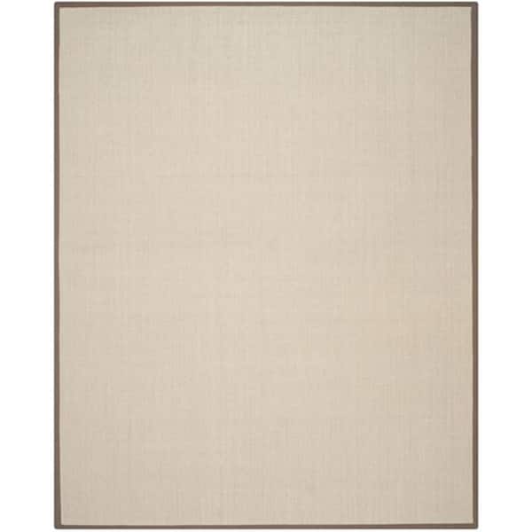 Safavieh Natural Fiber Power Loomed Large Rectangle Rug- Taupe - Light Brown- 8 x 10 ft. - NF441F-8