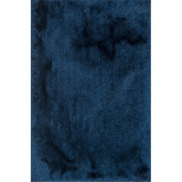 Loloi 5 ft. x 7 ft. 6 in. Allure Shag Rectangular Shape Hand Tufted Area Rug- Sapphire - ALLUAQ-01SJ005076