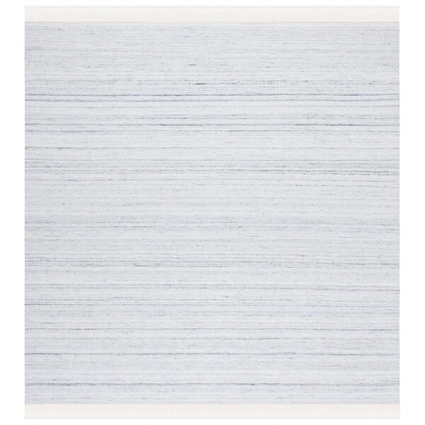 Safavieh 7 x 7 ft. Kilim Hand Loomed Square Area Rug Ivory & Grey - KLM551A-7SQ