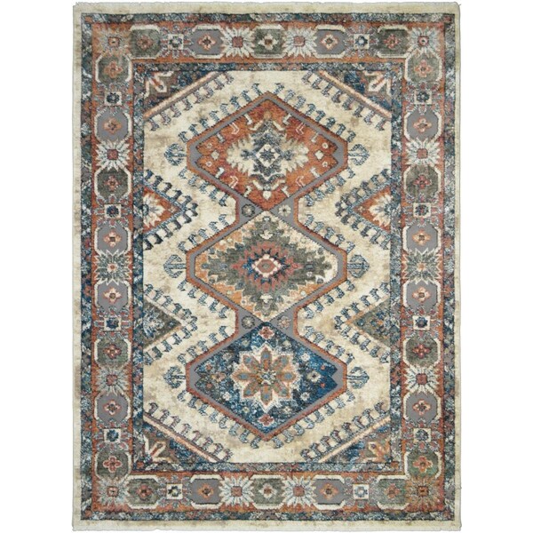 Sleep Ez 2 ft. 1 in. x 7 ft. 5 in. Oxford Sahara Area Rug, Beige - SL1836407