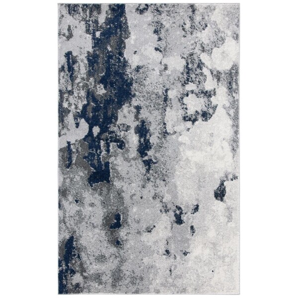 Safavieh 2 ft. - 6 in. x 10 ft. Adirondack Rug Navy & Grey - ADR134N-210