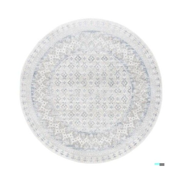 Safavieh 3 x 5 ft. Brentwood Transitional Rectangle Power Loomed Rug, Ivory & Grey - BNT899B-3