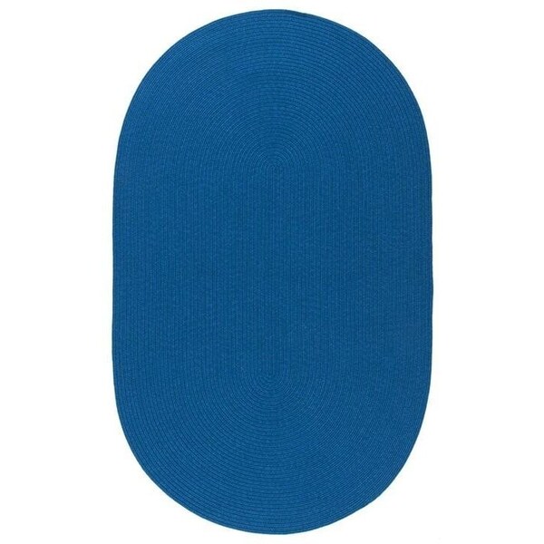 Safavieh 2 x 3 ft. Braided Contemporary Rectangle Hand Woven Area Rug, Blue - BRD315M-2