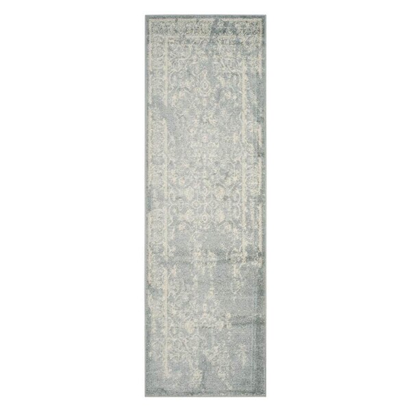 Safavieh 2 ft.-6 in. x 10 ft. Adirondack Power Loomed Runner Area RugSlate & Ivory - ADR101T-210