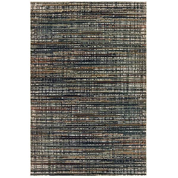 Oriental Weavers 2 ft. 3 in. x 7 ft. 6 in. Bowen Rectangular Area Rug Black - B1332H068230ST