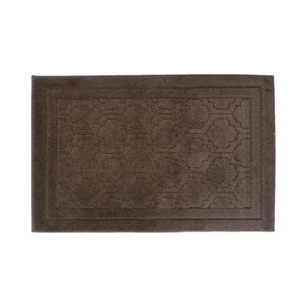 Perfectpillows 24 x 36 in. Raina Accent Rug, Chocolate - PE2622957