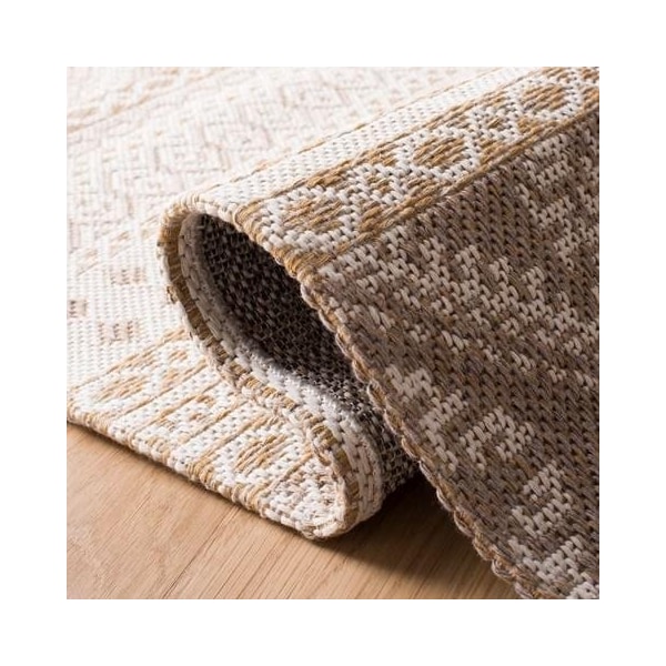 Safavieh 2 ft. 10 in. x 5 ft. Augustine 400 Rectangle Power Loomed RugTaupe & Cream - AGT445E-3