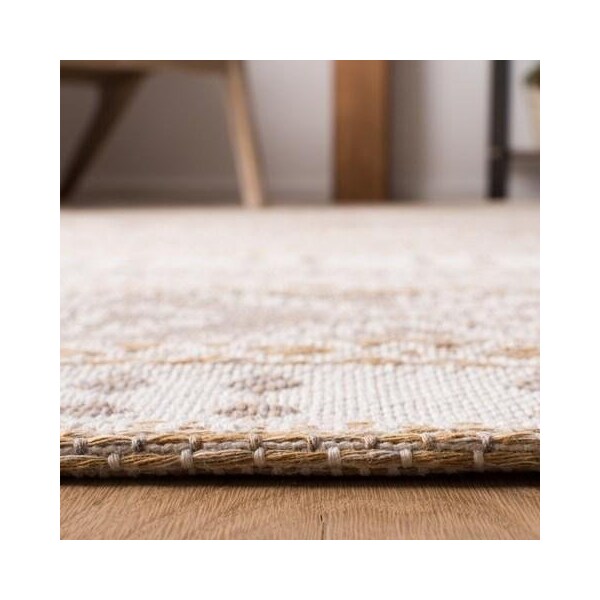 Safavieh 2 ft. 10 in. x 5 ft. Augustine 400 Rectangle Power Loomed RugTaupe & Cream - AGT445E-3
