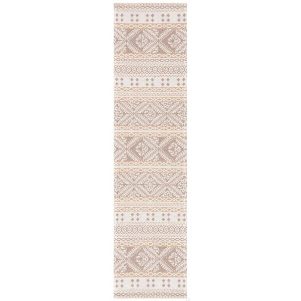 Safavieh 2 ft. 10 in. x 5 ft. Augustine 400 Rectangle Power Loomed RugTaupe & Cream - AGT445E-3