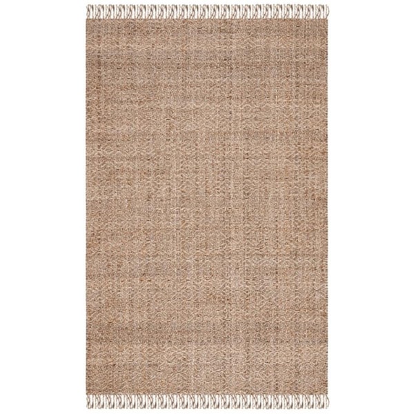 Safavieh 4 x 6 ft. Natural Fiber Rustic Rectangle Rug, Grey & Natural - NF821F-4