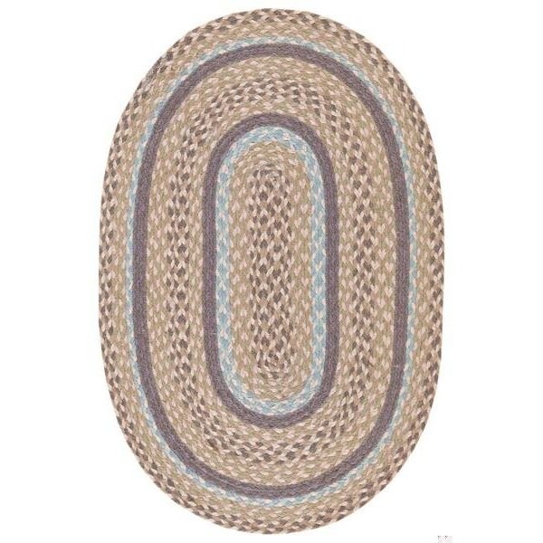 Safavieh 3 x 3 ft. Cape Cod Round Area Rug, Blue & Olive - CAP241X-3R