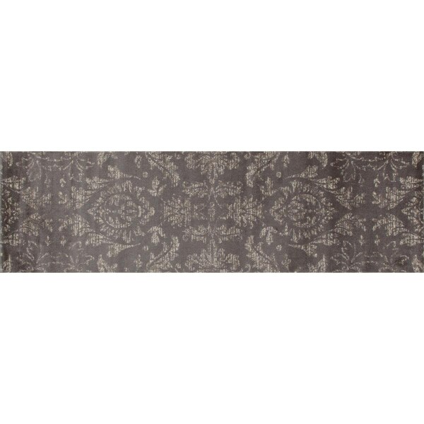 Art Carpet 2 X 8 Ft. Arabella Collection Arabesque Woven Area Rug, Gray - 841864103340