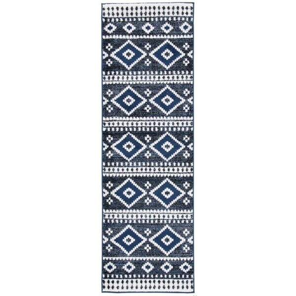 Safavieh Round Adirondack Global Area Rug, Dark Grey & Ivory - 6 x 6 ft. - ADR277H-6R