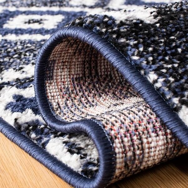 Safavieh Round Adirondack Global Area Rug, Dark Grey & Ivory - 6 x 6 ft. - ADR277H-6R