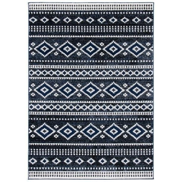 Safavieh Round Adirondack Global Area Rug, Dark Grey & Ivory - 6 x 6 ft. - ADR277H-6R