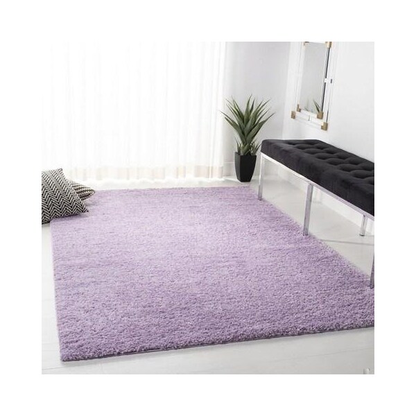 Safavieh 4 x 6 ft. August Shag 900 Power-Loomed Rectangle Rug Lilac - AUG900V-4