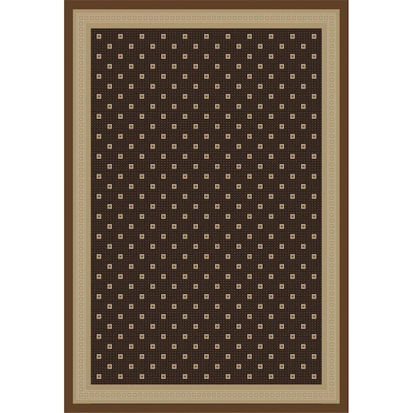 Concord Global Trading Area Rugs, 3 Ft. 11 Ft. X 5 Ft. 7 In. Jewel Athens - Brown - 54284