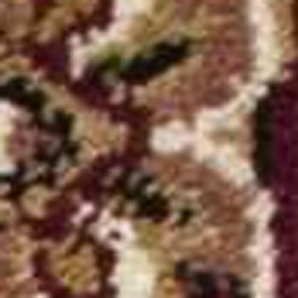 Homeroots 2 ft. 2 in. x 7 ft. 11 in. Runner Polypropylene Red & Beige Area Rug - 353607