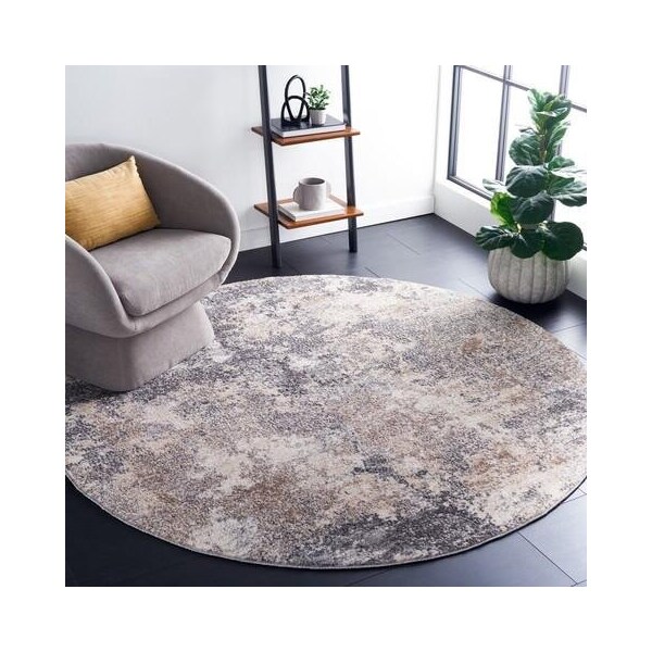 Safavieh 2 x 8 ft. Aston 700 Runner Modern Contemporary Rug Light Grey & Grey - ASN710F-28