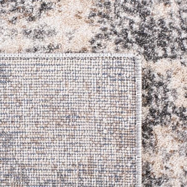 Safavieh 2 x 8 ft. Aston 700 Runner Modern Contemporary Rug Light Grey & Grey - ASN710F-28