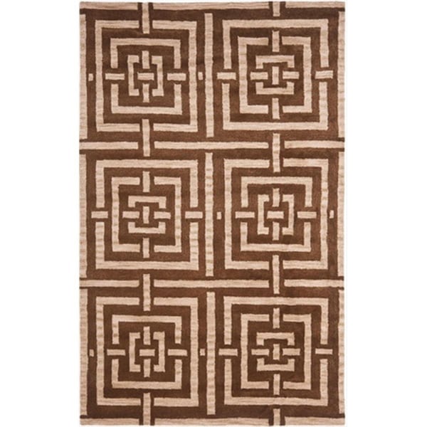 Safavieh 2 ft. 3 in. x 9 ft. Runner Contemporary Wyndham Brown Hand Tufted Rug - WYD375A-29