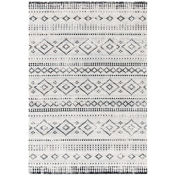 Safavieh 3 x 5 ft. Montage 200 Global Rectangle Power Loomed Rug Gray & Ivory - MTG291F-3