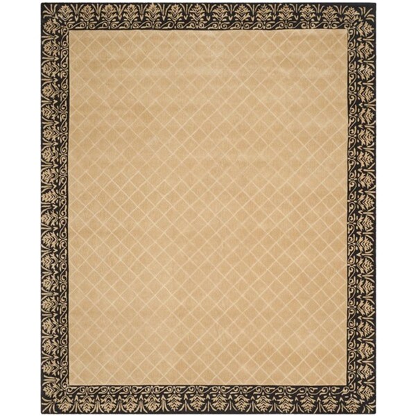 Safavieh 2 x 3 ft. Total Performance Hand Hooked Accent Area RugIvory & Chocolate - TLP755B-2