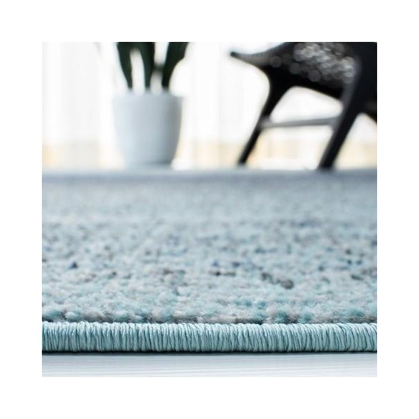 Safavieh Round Adirondack Contemporary Area Rug, Purple & Grey - 6 x 6 ft. - ADR142V-6R