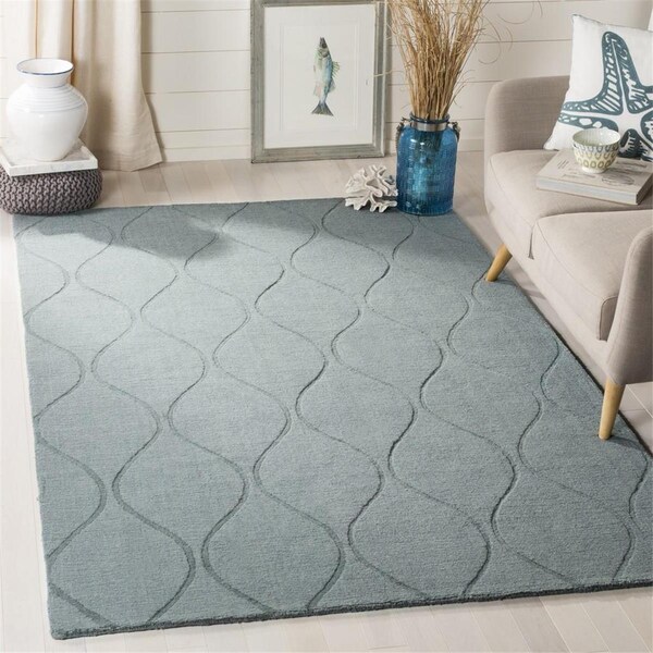 Safavieh Impressions Hand Loomed Square Rug, Grey - 6 x 6 ft. - IM508B-6SQ