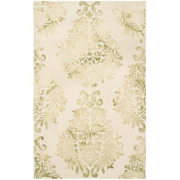 Safavieh Dip Dyed Hand Tufted Rectangle Rug- Beige - Green- 2 x 3 ft. - DDY516B-2