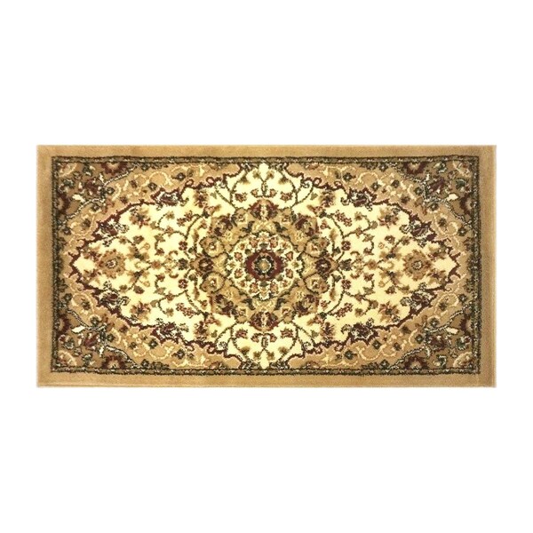 Flash Furniture Ivory 2x3 Traditional Persian Style Rug - NR-RG283-23-IV-GG