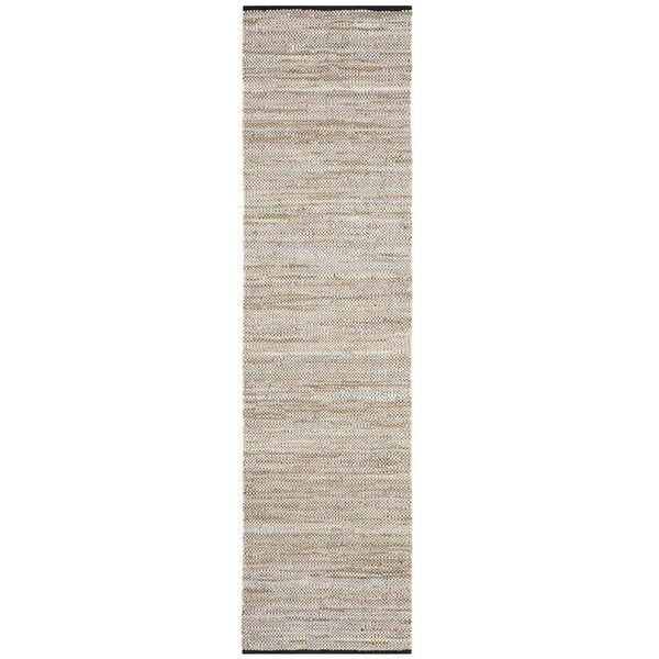 Safavieh Vintage Leather Hand Woven Runner Area Rug, Beige - 2 ft. 3 in. x 6 ft. - VTL104B-26