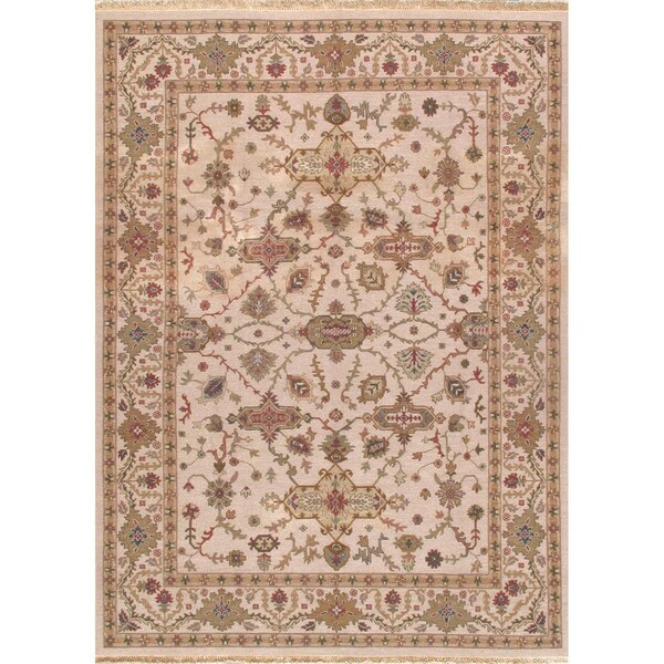 Pasargad Home 8 ft. 11 in. x 12 ft. 2 in. Sumak Collection Hand-Woven Wool Area Rug - 69064 9X12