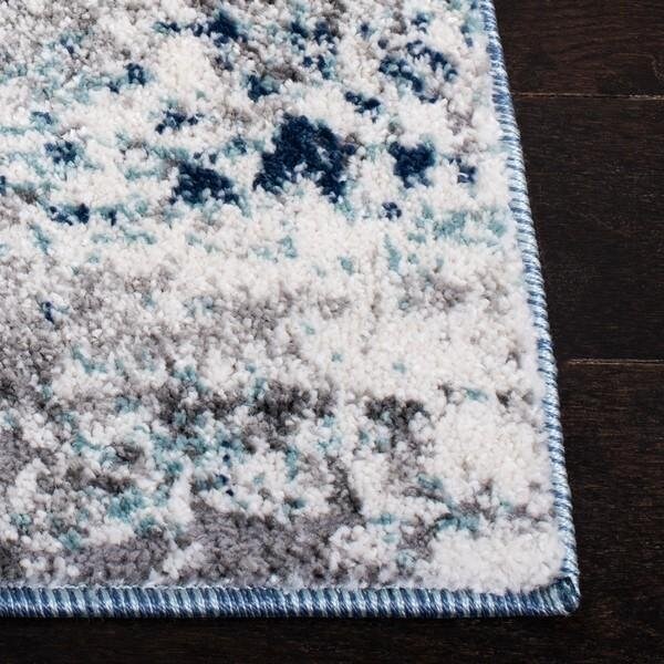 Safavieh 3 x 5 ft. Aston 700 Rectanglar Modern Contemporary Rug Light Blue & Grey - ASN705M-3