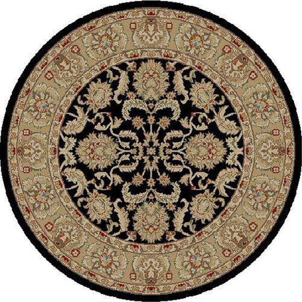 Concord Global Trading 2 ft. 7 in. x 4 ft. 1 in. Ankara Oushak - Black - 61733