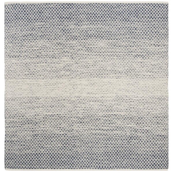 Safavieh 6 x 6 ft. Square Montauk Hand Woven RugNavy & Ivory - MTK601C-6SQ